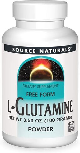 Source Naturals L-Glutamine, Free Form Amino Acid That Supports Metabolic Energy* - 16 oz Powder in Saudi Arabia