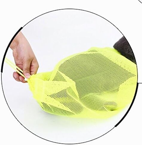 اكياس شبكية متعددة الوظائف قابلة للتعديل من البوليستر لغسل القطط والحيوانات الاليفة من تيك - بي كريتيف لايف - اصفر in Kuwait