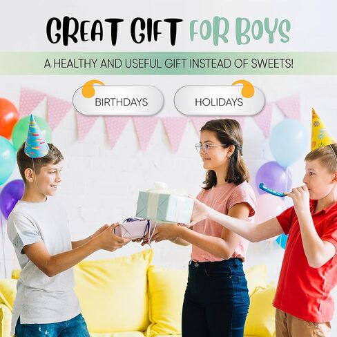 Amarina Kids Boys Shampoo & Shower Gel Set for Healthier Skin and Hair of Children, Baby and Teenagers; with Panthenol, Aloe, Vitamin C, Hyaluronic Acid & Chamomile; Paraben Free in Kuwait