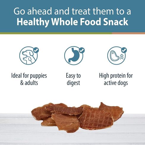 JustFoodForDogs مكافآت صحية للكلاب، لحم خنزير، مكون واحد، صنع في الولايات المتحدة الأمريكية، 5 أونصة in Kuwait