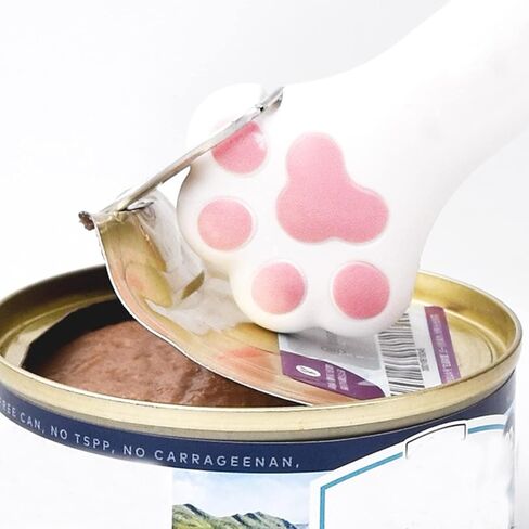 UKCOCO Jar Lid Remover Cat Shovel Can Spoon, Pet Can Opener Feeding Scoop Portable Silicone Wet Food Feeding Stirring Spoon Multifunctional Pet Tableware for Dogs and Cats Cat Food Scoop in Saudi Arabia