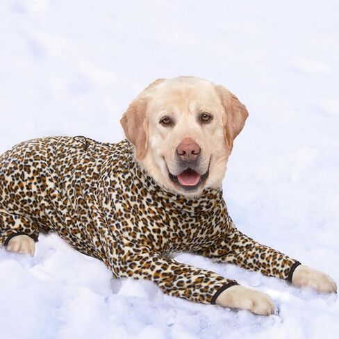 Dog Winter Warm Coats 4-Legs Fleece for Large Medium Dogs, High Collar Dog Cold Weather Coat Full Body Dog Snowsuit Comfort Windproof Dog Sweater (Camouflag, X-Large) in Kuwait