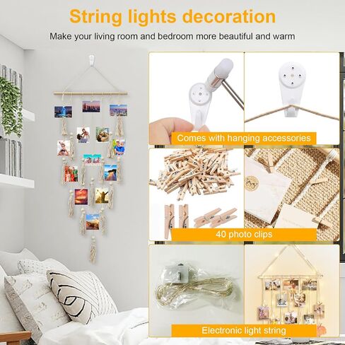 TUTUDOW 2Hanging Photo Display Wall Decor in Saudi Arabia