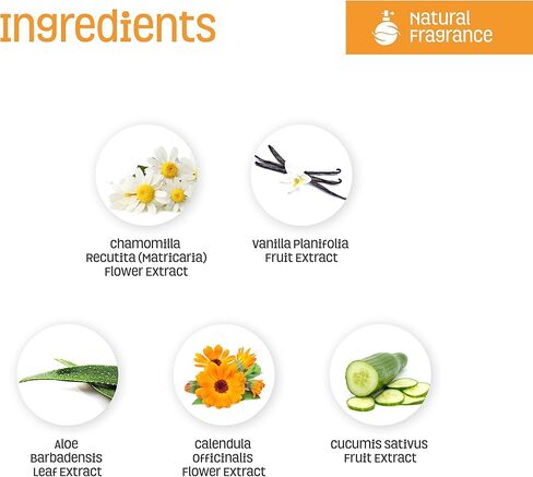 شامبو ناتشرز بيبي، غسول الوجه والجسم، 8 أونصة - مصمم للبشرة التي تعاني من مشاكل وحساسة، درجة حموضة محايدة. خالٍ من الكبريتات أو العطور الصناعية - الفانيليا واليوسفي in Kuwait