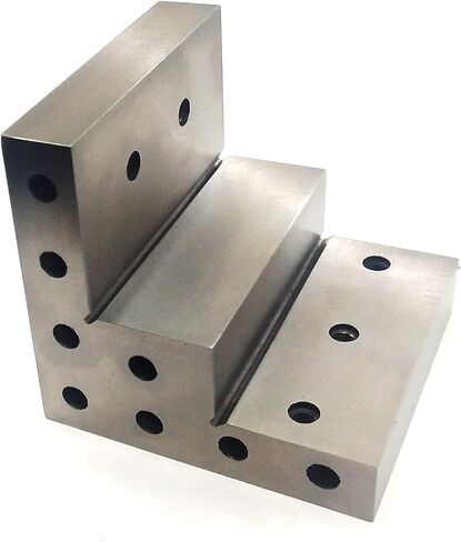 100 mm/ 4" Inch Stepped Angle Plate for Milling Machine Tool in Saudi Arabia
