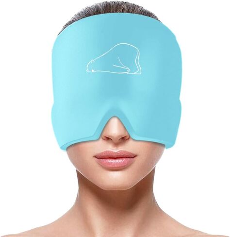 قبعة الصداع النصفي، عبوة ثلج للصداع، غطاء رأس ناعم ومريح للرجال والنساء in Kuwait