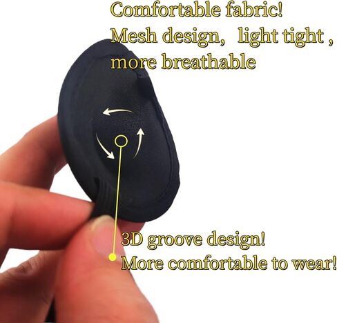 XianglangsuccessMonocular Black Eye Patch Washable Amblyopia Medical Eye Patch, Pirate Suit for Adults and Children in Kuwait