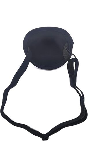 XianglangsuccessMonocular Black Eye Patch Washable Amblyopia Medical Eye Patch, Pirate Suit for Adults and Children in Kuwait