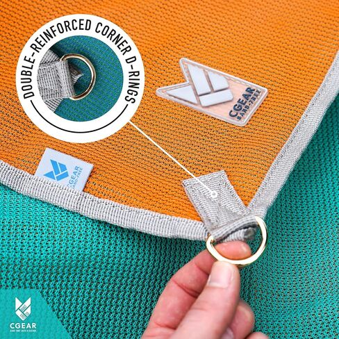 مات متعددة الاستخدامات خالية من الرمال من سي جير، برتقالي/بيج داكن، M (2.44 متر × 2.44 متر، 2.5 كجم) in Kuwait