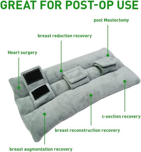 BNRSUUI Post Surgery Seatbelt Pillow,Mastectomy Pillow for Seatbelt Pressure Relief,Heart Surgery Recovery Support Cushion,Seat Belt Cushions Pads Patient Care Car TravelPillow in Saudi Arabia