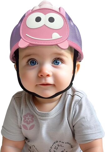 Baby Helmet for Crawing Walking,Soft Infant Safety Helmet,Baby Helmet 1-2 Years for Anti-Fall Head Protector,Adjustable, Breathable in Saudi Arabia