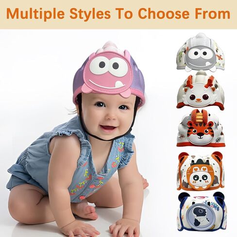 Baby Helmet for Crawing Walking,Soft Infant Safety Helmet,Baby Helmet 1-2 Years for Anti-Fall Head Protector,Adjustable, Breathable in Saudi Arabia