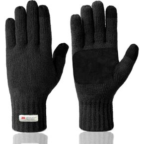 Evridwear Mens Winter Warm Gloves ,Knitted Thermal Anti-Slip Touchscreen Glove with 3M Thinsulate Insulated Lining in Kuwait