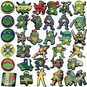 Kyhepot 34 PCS Different Cartoon Shoe Charms Boys and Girls Shoes Decoration Accessories for Party Gifts in Kuwait