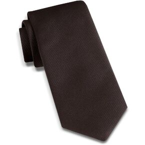 David Donahue Men's Twill Weave Italian Silk Neck Tie