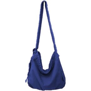 Womens Canvas Hobo Bags Purses Large Shoulder Bags Casual Crossbody Bags Satchel Bag Messenger Bag Shopping Traveling