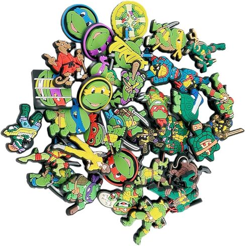 Kyhepot 34 PCS Different Cartoon Shoe Charms Boys and Girls Shoes Decoration Accessories for Party Gifts in Kuwait