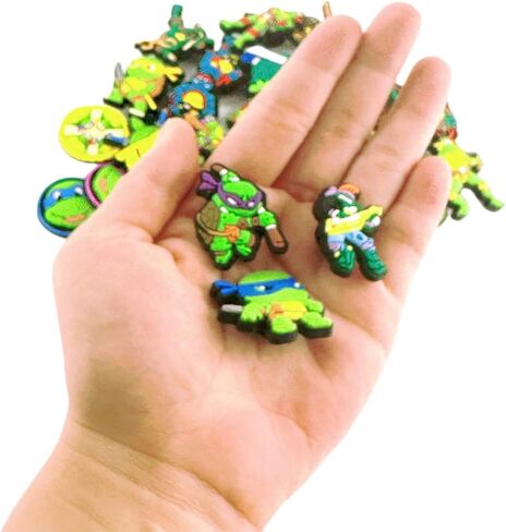 Kyhepot 34 PCS Different Cartoon Shoe Charms Boys and Girls Shoes Decoration Accessories for Party Gifts in Kuwait