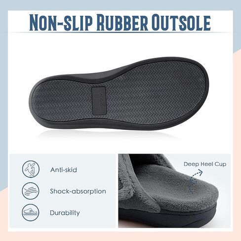 BCSTUDIO Women's Relax Orthotic Arch Support House Slippers in Saudi Arabia