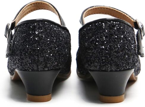 حذاء Tegeek للفتيات الصغيرات بكعب عالٍ ونعل سميك حذاء فستان الأميرة in Kuwait