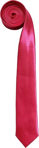 Soophen Mens Solid Color 2" Skinny Tie in Kuwait
