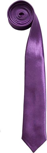 Soophen Mens Solid Color 2" Skinny Tie in Kuwait