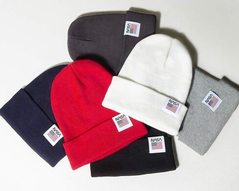 قبعة من القطن المترهل ذات شعار ناسا من ililily في اتجاهين، قبعة صغيرة ناعمة ومتماسكة ومضلعة in Kuwait