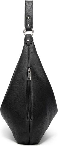 Ashioup Hobo Bags for Women Soft PU Leather Shoulder Bag Vintage Slouchy Handbag with Zipper in Saudi Arabia