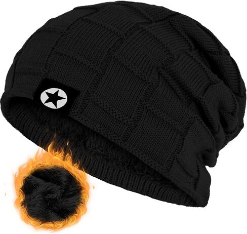 قبعة بودفيرا الشتوية الدافئة السميكة الناعمة القابلة للتمدد قبعة سكولي للرجال والنساء in Kuwait