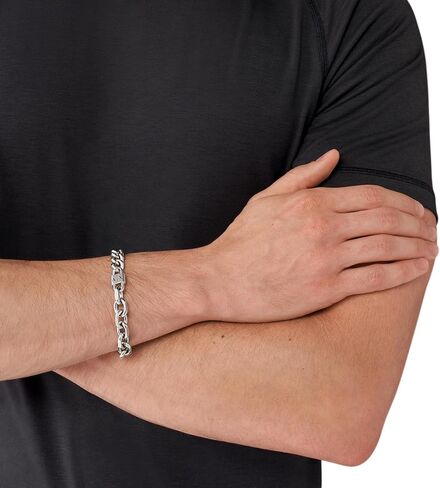 A|X ARMANI EXCHANGE Men's Stainless Steel Chain Bracelet (Model: AXG0114040) in Saudi Arabia