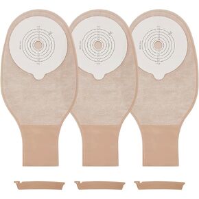 20 قطعة من اكياس فغر القولون، لوازم فغر العظام، كيس فغر من قطعة واحدة قابل للتصريف للعناية بفغر اللفائف، مقصوصة لتناسب in Kuwait