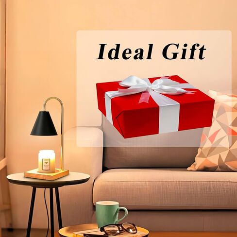 مصباح تسخين الشموع، سخان كهربائي لمصباح الشمعة مع مؤقت، سخان ذوبان الشمع الخافت لشموع البرطمان مع لمبتين، مذيب كهربائي للرائحة، ديكور منزلي وهدية للأم in Kuwait