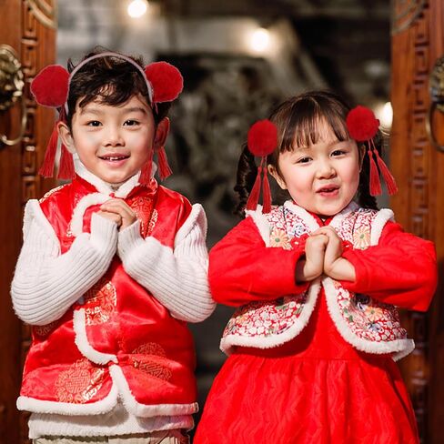 Hhdatc طفل الفتيات إكسسوارات الشعر النمط الصيني ، كرات شعر فروي عقال مقاطع جديدة فتاة الانحناء شرابات مشابك الشعر in Kuwait