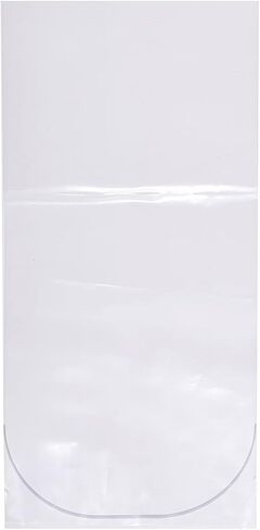 Round Corners Bottom Leak Proof Clear Plastic Fish Bags Size 6 Inches for Marine and Tropical Fish Transport 2 mil. (6" x 14" / 100 Pack) in Kuwait