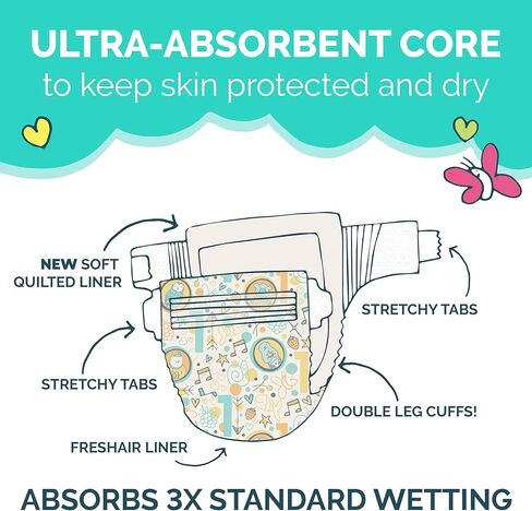 سفنث جيناريشن حفاضات اطفال، المرحلة 4، مقاس 22-36 باوند، 27 قطعة in Kuwait