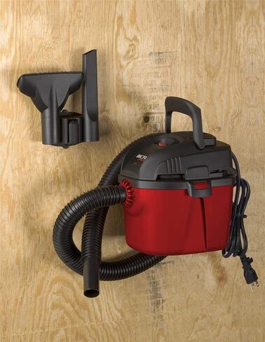 Shop-Vac 2021000 Micro Vacuum Wet/Dry Vac، مكنسة كهربائية صغيرة الحجم محمولة مع مقبض قابل للطي ودعامة جدارية وملحقات متعددة الوظائف تستخدم حقيبة فلتر من النوع A وغطاء إسفنجي من النوع MM in Kuwait