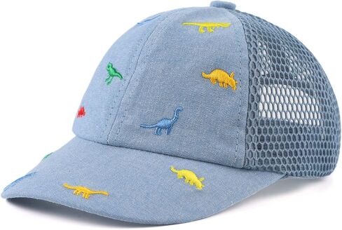 JANGANNSA Dinosaur Boys Girls Caps Embroidery Baby Baseball Caps Cotton Infant Toddler Kids Hat Spring Summer Autumn in Saudi Arabia