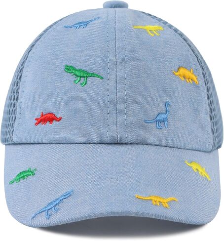 JANGANNSA Dinosaur Boys Girls Caps Embroidery Baby Baseball Caps Cotton Infant Toddler Kids Hat Spring Summer Autumn in Saudi Arabia