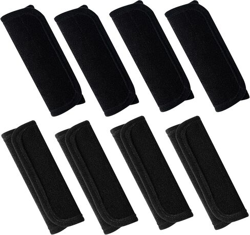 Tugaizi 4 أزواج من أغطية أحزمة مقعد السيارة للأطفال، أغطية حزام عربة الأطفال للرضع والأطفال الصغار، أغطية وسادات حزام الأمان لمقاعد السيارة، أحزمة عربة الأطفال in Kuwait