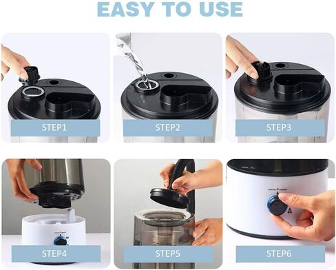 GEZICHTA Reptiles Humidifier,Mist Humidifier Humidifier for Pet,4L Large Capacity Humidifier Machine Fogger Humidifier for Amphibians Reptile Lizard Tortoise with Telescopic Hose in Kuwait