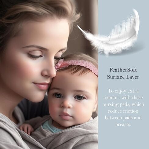 وسادات الرضاعة GoGo Pure 200CT FeatherSoft للاستعمال مرة واحدة، رفيعة للغاية، سريعة الامتصاص، بقطر 5.12 بوصة، تغطية كاملة، تصميم محيطي ثلاثي الأبعاد، راحة إضافية، مغلفة بشكل فردي in Kuwait