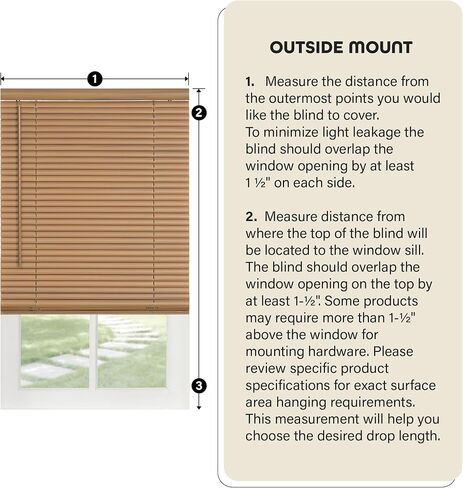 Cordless Light Filtering Mini Blind - 27 Inch Width, 48 Inch Length, 1" Slat Size - Alabaster - Cordless GII Morningstar Horizontal Windows Blinds for Interior by Achim Home Decor in Saudi Arabia