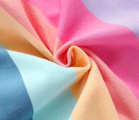 سويت شيرت DUBASAM للأطفال الصغار بألوان قوس قزح وأكمام طويلة مع سترة بجيب الكنغر وملابس خريف وشتاء in Kuwait