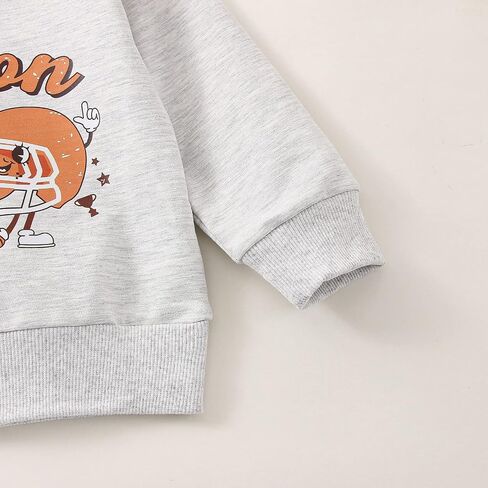 Yoyohhaki طفل رضيع فتاة كرة القدم الزي Crewneck البلوز رسالة طويلة الأكمام البلوز قمم الاطفال ملابس الخريف الشتاء in Saudi Arabia
