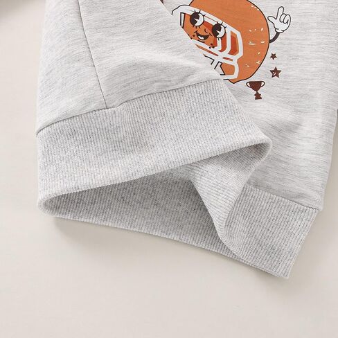 Yoyohhaki طفل رضيع فتاة كرة القدم الزي Crewneck البلوز رسالة طويلة الأكمام البلوز قمم الاطفال ملابس الخريف الشتاء in Saudi Arabia