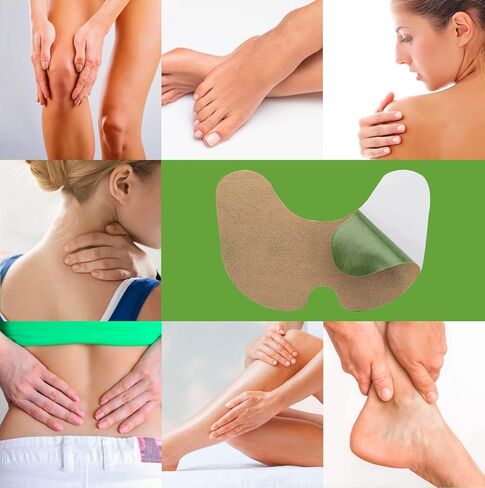 Knee Relief Patches, Knee Relief Heat Patches, Knee Joint Relief Patches, Warming Knee Patches for Bone on Bone, Wormwood Relieving Paste Hot Patch Products for Long Lasting Relief Muscle Joint -36PCs in Kuwait