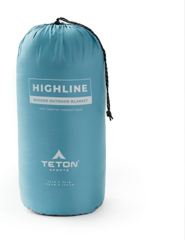 TETON Sports Cascade Double Sleeping Bag; Lightweight, Warm and Comfortable for Family Camping, Teal, 87" x 60" in Kuwait