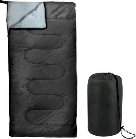 Envelope Sleeping Bags 4 Seasons Warm or Cold Lightweight Indoor Outdoor Sleeping Bags for Adults, Backpacking, Camping in Kuwait