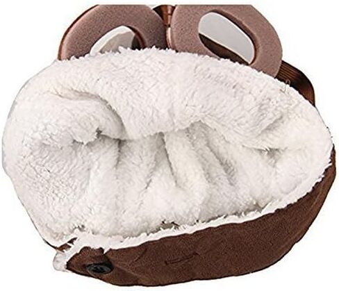 قبعة طيار للأطفال من LIWEIKE، قبعة طيار دافئة للأطفال الصغار في فصل الشتاء، قبعة طيار، قبعة صغيرة وخوذة طيران in Kuwait