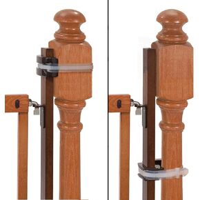 مجموعة تركيب بوابة الدرابزين الصيفية - تناسب الدرابزينات المستديرة أو المربعة، وتستوعب معظم الأجهزة وبوابات الأطفال التي يتم تركيبها بالضغط حتى طول 37، وتباع البوابة بشكل منفصل (عبوة من 4 قطع) in Kuwait